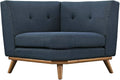 Modway EEI-1796-AZU Engage Upholstered Fabric Corner Chair Azure