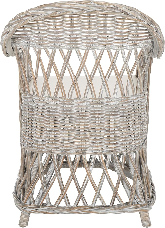 Safavieh Home Collection Inez Natural Wicker Club Chair