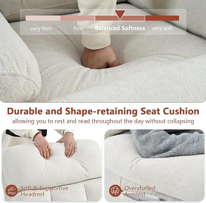 cinkehome Small Power Lift Recliner Chair for Elderly Electric Lift Chairs Easy Remote Wide Footrest Side Pockets Soft Snowflake Fleece Beige