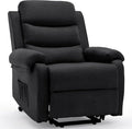 Power Lift Recliner Chair for Elderly Electric Lift Chair for Adults Small Recliner with Side Pockets for Living Room Reading Room Recliner Saves Your Favorite Position Black