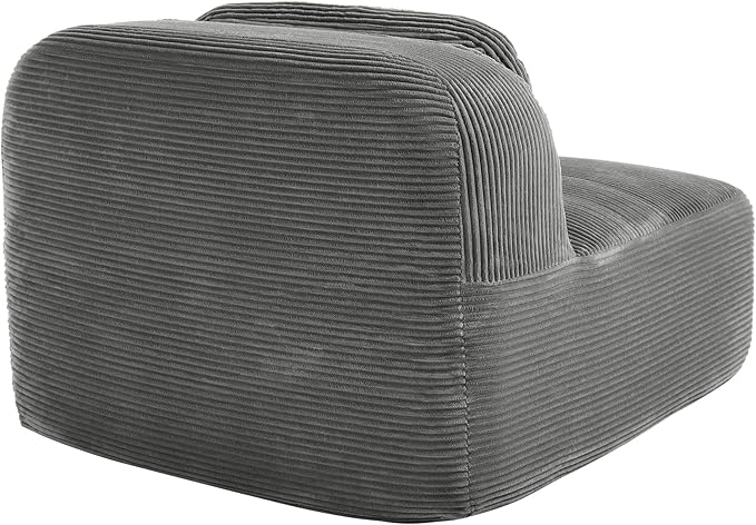 Modular Sectional Sofa Cloud Couch Middle Seat Armless Seat Grey