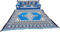 arabicsofa U Shaped Arabic Sofa Set – Royal Blue Modular Floor Seating for Guest Room