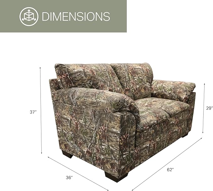 American Furniture Classics Model 8-020-A452V3 Loveseat in Superflauge Camo
