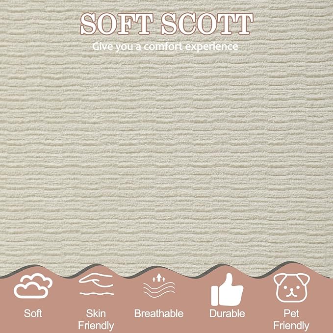 Folding Sofa Bed 78.7 Extra-Long Convertible Sofa Bed with 2 Pillows &amp Blanket 14.6 Thick High-Density Foam Boneless Couch for Bedroom Living Room Apartment Beige