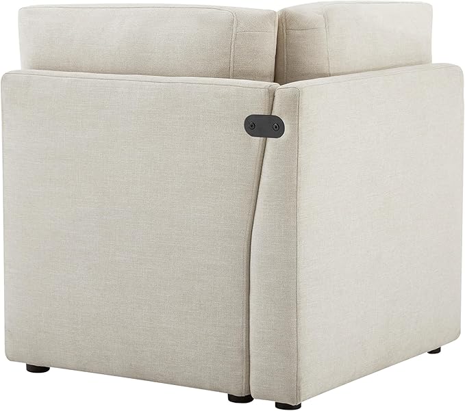 CHITA Modern Upholstered Middle Corner Sectional for Modular Couch Linen