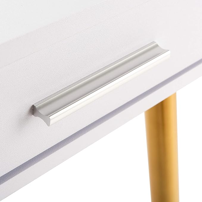 Safavieh Home Office Jorja Modern White and Gold 1-drawer Desk