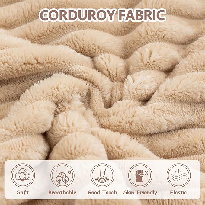 51 Oversize Chair &amp Boneless Chair with Ottoman Single Sofa with Ottoman for Living RoomOverstuffeds Chairs &amp Corduroy Chairs with Pillow and Wide Armret Memory Foam No Assembly (Beige)