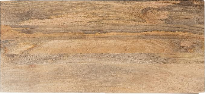 Safavieh Home Office Leni Modern Natural and Grey and Brass 1-drawer Desk