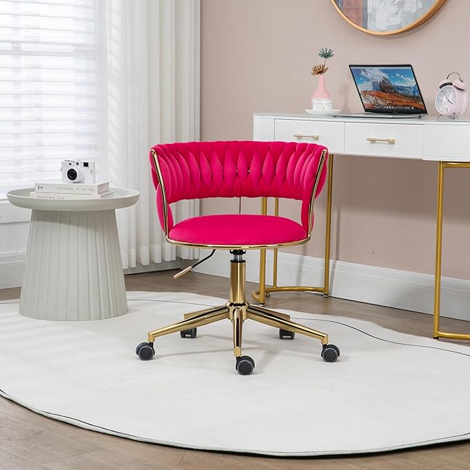 Chair Vanity Chair Modern Adjustable Home Computer Executive Chair Swivel Task Chair for Small Space Living Room Make up Studying