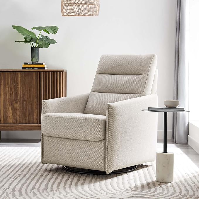 Modway EEI-6738-OAT Etta Upholstered Fabric Lounge Chair Oatmeal