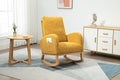 Living Room Comfortable Rocking Chair Living Room Chair Yellow