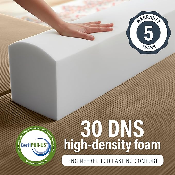 TUFT&ampFINCH 82 Folding Convertible Sofa Bed – 5 in 1 Modular Corduroy Boneless Couch for Living Room Pet-Friendly Cloud Couch Removable Washable Covers CertiPUR US Foam - Latte Brown