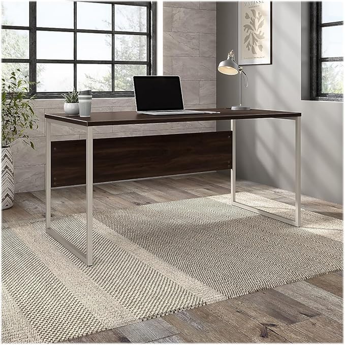 Bush Business Furniture Series C 72W x 30D 3 Position Sit to Stand L Shaped Desk with Mobile File Cabinet in Hansen Cherry/Graphite Gray