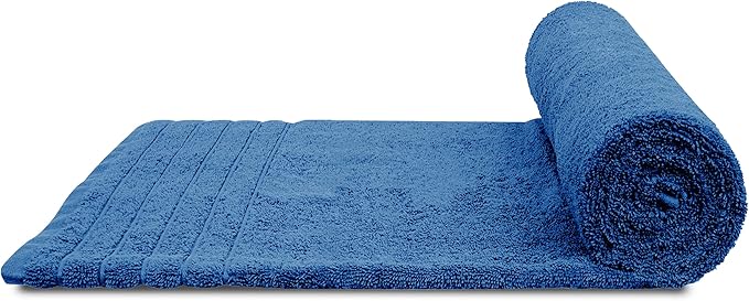 Tens Towels Pack of 2 Extra Large Bath Sheets 35 x 70 Inches 100% Cotton Larger &amp Lighter Weight Quicker to Dry Super Soft &amp Absorbent Oversized Bath Towels Blue