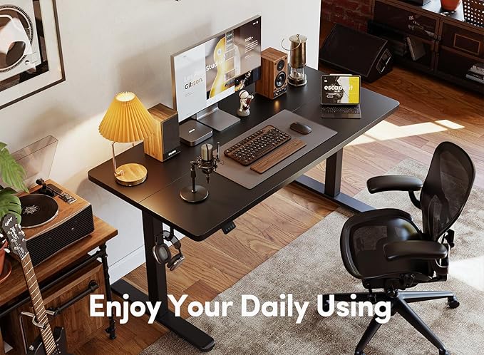 BANTI Standing Desk Electric Stand up Height Adjustable Home Office Table Sit Stand Desk with Splice Board