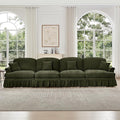 KEIKI 137 4Seat Modular Velvet Sofa Couch for Garden Home Small Space Style Conscious Nature Lovers Warm Inviting Comfy Supportive Rest Space Elegant Premium Premium Design Green