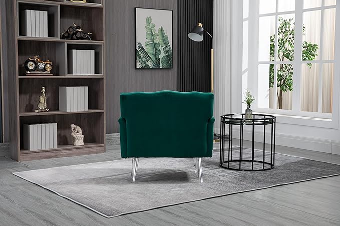 Accent ChairLiving Room Chair Leisure Single Sofa with Acrylic feet