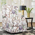 Swivel Rocker Recliner Chair Glider Rocking Chair for Nursery Floral Wingback Chair Recliner on Clearance 360° Swivel Rocking Recliner Chair with Padded Seat for Living Room