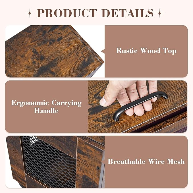 Rolling File Cabinet Cart Hanging File Organizer Box with Lid for Home Office Small Filing Cabinet on Wheels Under Desk