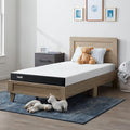 Lucid 5 Inch Gel Memory Foam Mattress - Firm Feel - Gel Infusion - Memory Foam Infused with Bamboo Charcoal - Breathable Cover - Short Queen