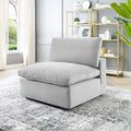 Modway Modular Sofa Commix Down Filled Overstuffed Performance Velvet