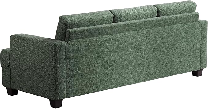 Fadware Sofa Couch 3 Seater Sofa with Suppleness Armrests Fabric Deep Seat Sofa with Upholstered Cushion&amp Backrests Modern Comfy Couch for Living Room Apartment