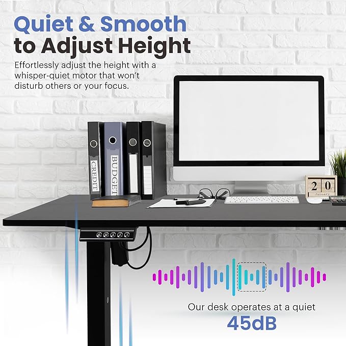 AJP Distributors Raising Desk Gaming Table with Smart Control for BedroomGamingOffice
