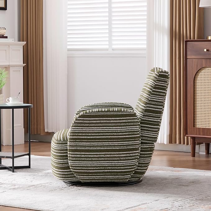 ERYE 360° Swivel Chair Modern Leisure Swivel Armchair for Living Room Bedroom
