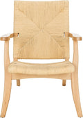 Safavieh ACH9502A Home Bronn Rustic Natural Accent Chair