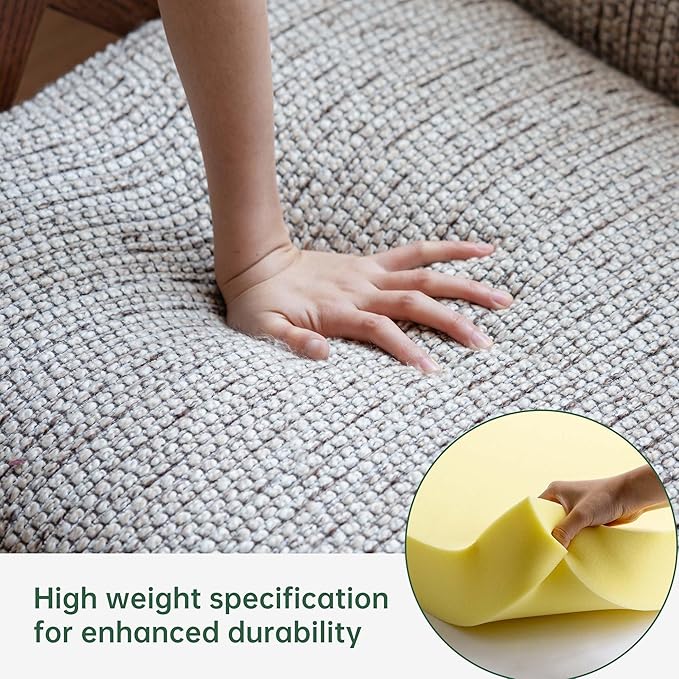 YESWOOD Solid Wood Reading Armchair Removable Washable Cover High-Resilience Foam Ergonomic Living Room Bedroom Balcony Chair (Grey)