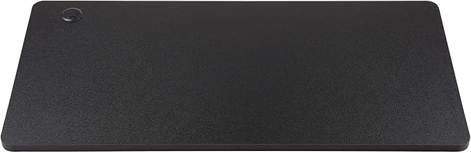 UNICOO Melamine 47.2 x 23.6 Inch Universal Table Top for Standard and Sit to Stand Height Adjustable Home and Office Desk Frames (Tabletop 47.2 - Black)