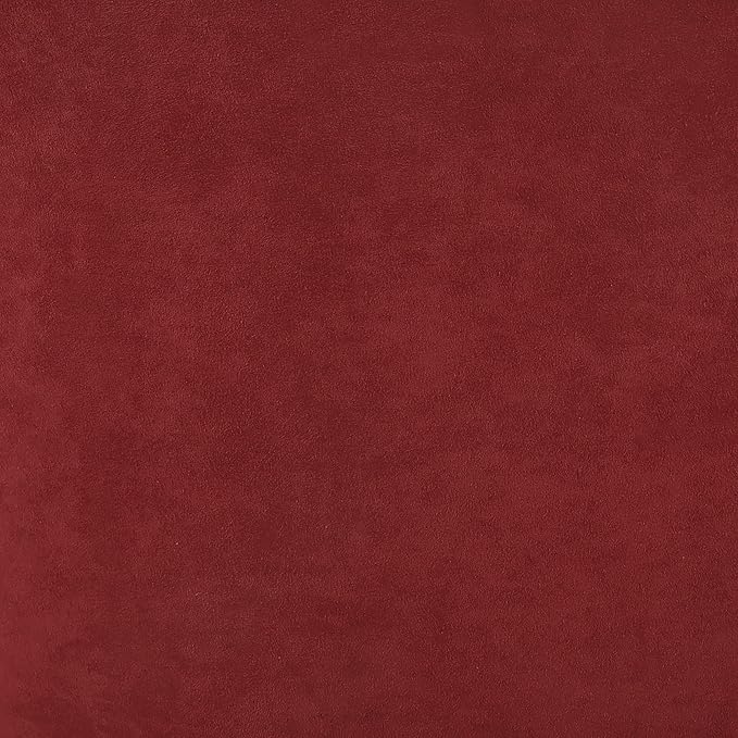 Convenience Concepts Take a Seat Churchill Accent Chair with Ottoman Red Microfiber