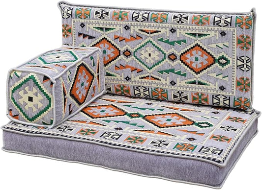 arabicsofa Small Floor Sofa – Handmade Low Seating Majlis Style Turkish Modular Sofas