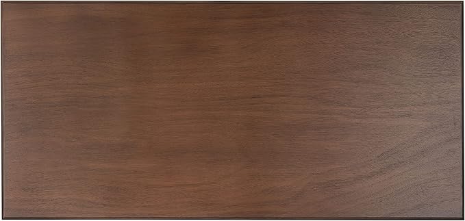 SAFAVIEH Home Collection – Henric 1-Drawer Computer Desk with 2 Shelves Brown Home Office Writing Table 45 Wide (DSK5712B)