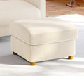 25.2 Couches for Living Room Comfy Beige Ottoman with Storage Foot Rest Tool-Free Setup Small Ottoman Foot Rest for Couch Corduroy Couch for Bedroom Apartment Office