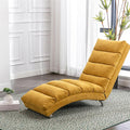 Electric Massage Chaise Lounge for Living Room Bedroom Linen Ergonomic Recliner Chair with Remote Control 5 Modes Massage