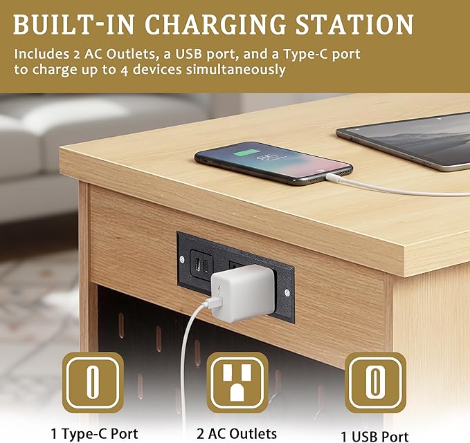 55 Fluted Office Desk with USB Charging Pegboard Organizer Convertible Keyboard Tray &amp Adjustable Storage Cabinet Modern Home Office Computer Desk