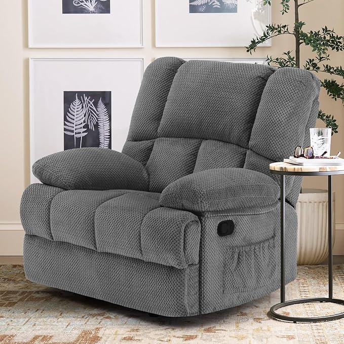 Stary Oversized Rocking Rocker Recliner Chair for Living Room Adults
