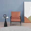 Artdeco Home Parker Modern arm Accent Chair Comfortable Chairs for Living Room Bedroom and Fireside Chair (Corduroy Orange)