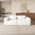 JACH 86.62 Modular Sectional Couch Huge Plus Love Seat Sofa Modern Comfy Cloud Couches Sofa Furniture for Living Room Office Apartment Beige