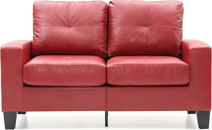 Glory Furniture Newbury Modular Loveseat Red