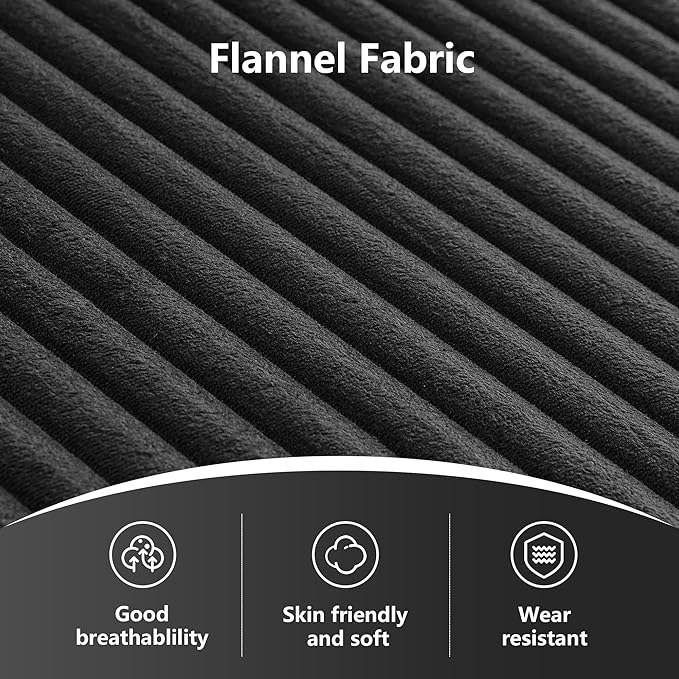 Oversized Modular Sectional Sofa Couch143.3 U Shaped Sofa Flannel Convertible Deep Seat 6 Seater Cloud Sofa for Large Living RoomTool-Free AssemblyBlack