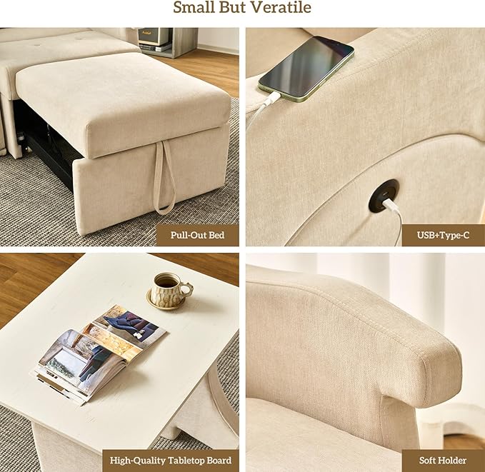SofaSingle Sofa &ampOffice Desk Designed for Living Rooms Studies and loungesIt can be Seamlessly Converted into an a Sofa Bed with a Single ClickOffer Gentle and Comfortable Support