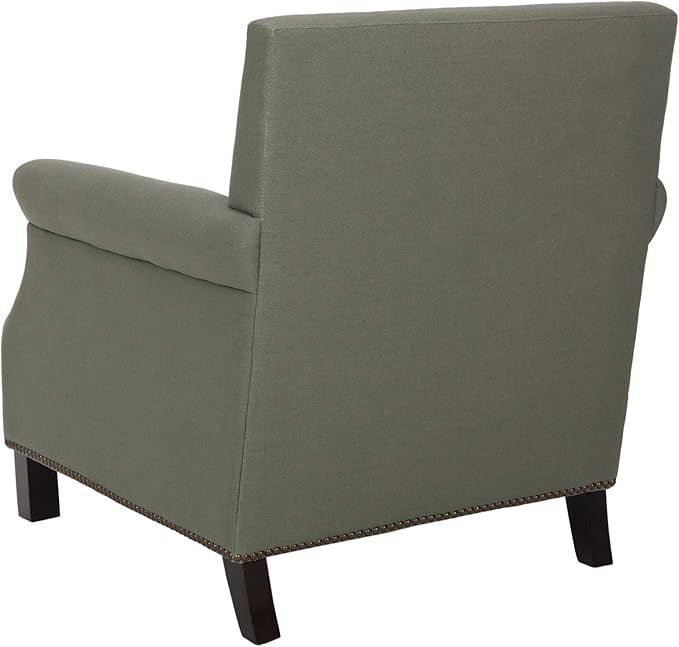 Safavieh Mercer Collection Charles Grey Linen Club Chair