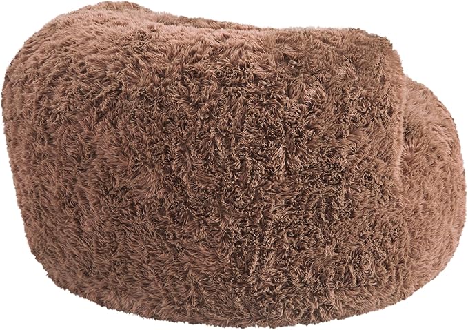 CHITA Compact Expandable Lounge Chair with Pillow Ideal for Living Room Rust