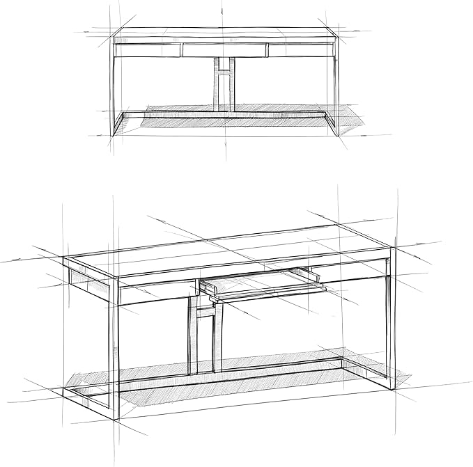 SIMPLIHOME Erina Large Desk - 72 Inch Wide Solid Acacia Wood and Metal Writing Desk in Rustic Natural Aged Brown Modern Industrial Home Office Computer Table with Drawers and Flip-Down Keyboard Tray