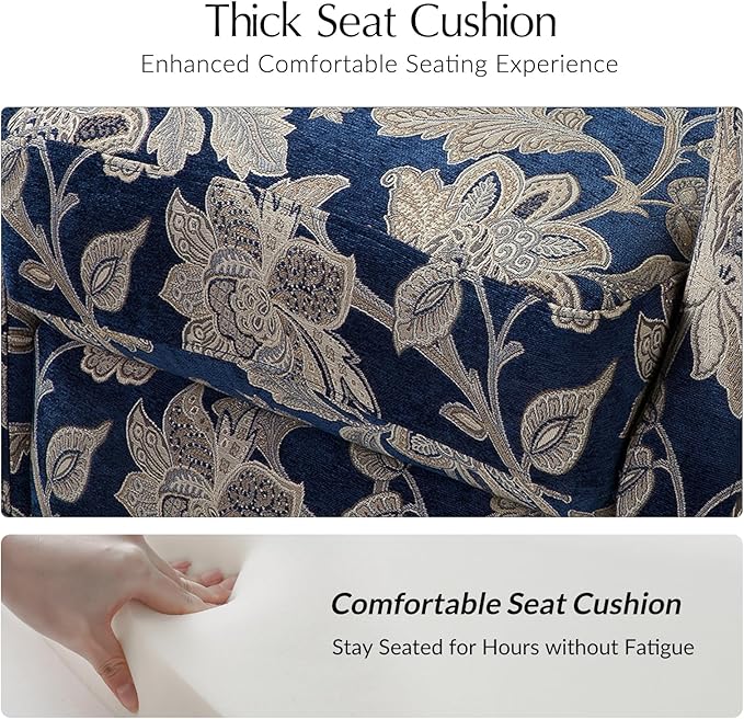 Mid Century Modern Wingback Recliner Chair Upholstered Push Back Recliner Sofa Lounge Armchair for Living Room Home Theater Accent Chairs Recliners Couches