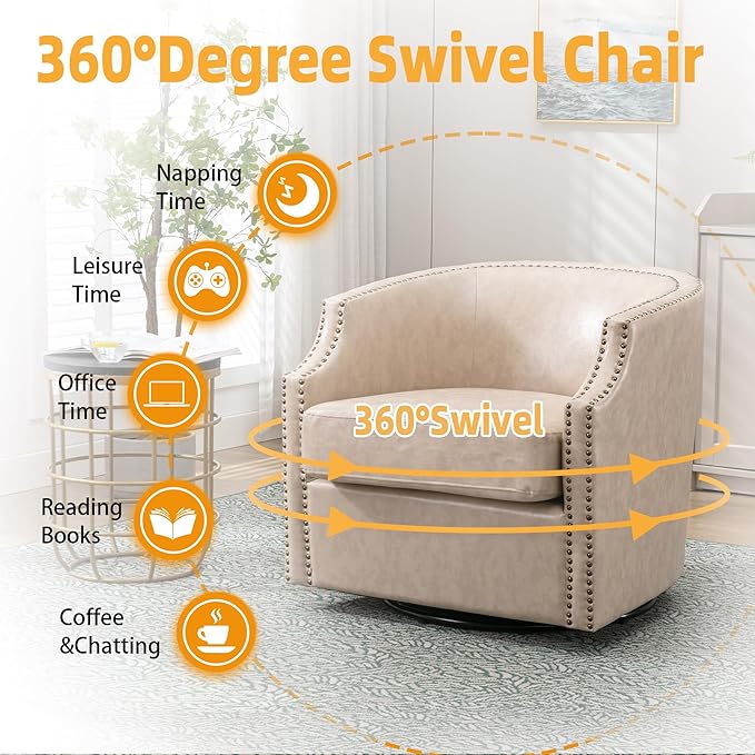 360° Degree Swivel Chair Living Room Chair