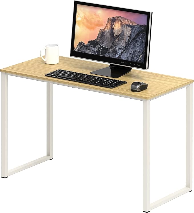 SHW Mission 32-Inch Home Office Computer Desk Oak