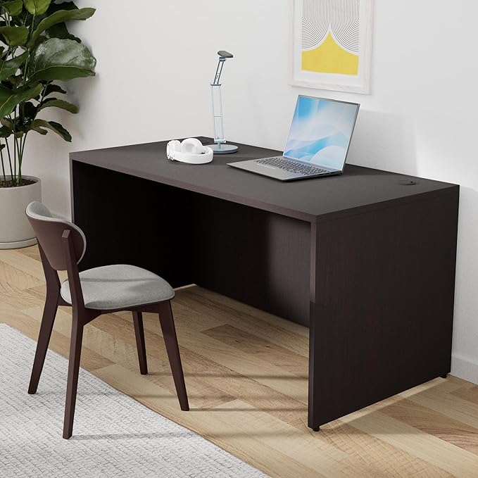 Lorell LLR18208 Espresso Laminate Desk 1 Each